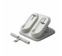 Milageto Ankle Training Board Tavola Inclinata Pieghevole per Stretching Del Polpaccio Mobilità Della Caviglia Esercizi Del Piede Riabilitazione Superficie, Grigio, Grigio