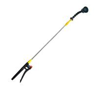 Milageto Asta di prolunga per spruzzatore Retrattile, 70-130 cm, Manico ergonomico telescopico, Asta di prolunga per annaffiare Piante sospese da Giardino, Ugello Universale