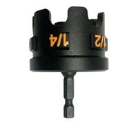 Milageto Attacco per trapano a perno in lega di alluminio per barre filettate da 1/4", 3/8" e 1/2" per lavori meccanici professionali