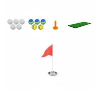 Milageto Attrezzatura da Allenamento Golf Tappeto Putt Galleggiante Mini Acqua Cornice in Sintetica Base in Schiuma per Controllo Distanze Brevi Adatta a Piscina Terrazza Allenamento Domestico
