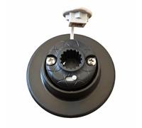 Milageto Base Gonfiabile per Barca Piattaforma Montaggio Attacco Centrale a Profilo Pulito Cappuccio di con Corda Rinforzo con Due Viti in PVC Adatta per Gommone Kayak, Base Rotonda Esagonale