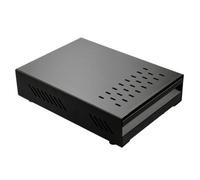 Milageto Battifondi a Cassetto Robusto, Nero, L | Ventilato, Stabile, Contenitore per Fondi di Caffè con Cassetto Estraibile, Caffetteria, Cucina, esperti di caffè