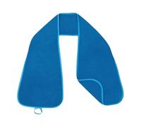 Milageto Bavaglino per adulti, sciarpa, bavaglino da pranzo, regalo, riutilizzabile, antimacchia, semplice, impermeabile, protettivo per indumenti, per uomini, Blu Scuro