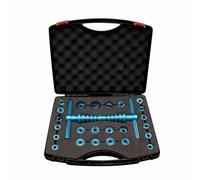 Milageto Bearing Press Set Attrezzi Pressa Cuscinetti Pressa Sterzo Anelli Adattatori in Lega di Alluminio Rigido con Interno in Schiuma E Chiusura Sicura