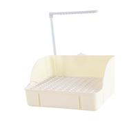 Milageto Bird Automatic Bath Shower, Pappagallo Piscina per vasche per Animali da Bagno, Accessori in Gabbia del Rubinetto circolanti per piccioncini, Bianco