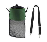 Milageto Borsa a Rete per Mollette Da Bucato, Organizer per Mollette, Accessorio Salvaspazio, Borsa Porta Mollette Stabile per La Casa E La Camera Da Letto, Verde