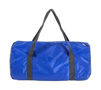 Milageto Borsa da palestra pieghevole, borsa da viaggio spaziosa e impermeabile, per campeggio, viaggi, allenamento all'aperto, Blu