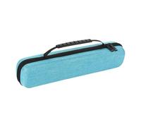 Milageto Borsa da viaggio per ferro arricciacapelli, contenitore per piastra per capelli, organizer con maniglia, custodia in EVA per piastra per capelli calda, Cielo Blu