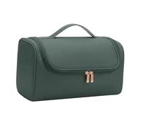 Milageto Borsa da viaggio per strumenti per capelli, custodia multifunzionale di grande capacità per arricciacapelli e ferro arricciacapelli, organizer per la, Verde