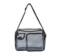 Milageto Borsa per attrezzi trasparente, antipolvere, semplice, per camera bianca, con tracolle per garage, campeggio e viaggi