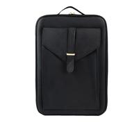 Milageto Borsa portautensili da barbiere, accessori da viaggio, custodia da viaggio, organizer da barbiere, grande capacità, portatile, con maniglia, borsa, Nero