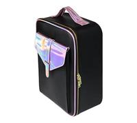 Milageto Borsa portautensili da barbiere, accessori da viaggio, custodia da viaggio, organizer da barbiere, grande capacità, portatile, con maniglia, borsa, Viola