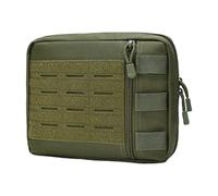 Milageto Borsa portautensili da esterno piccola, leggera e robusta, in tessuto Oxford resistente all'usura, per escursioni mediche, Verde