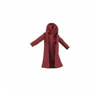 Milageto Cappotto Militare con Cappuccio per Bambola Trench Giacca Soprabito Realizzato in Materiale Resistente E Modellabile Adatto a Action Figure Fotografia Scenari Urbani Tematiche, Borgogna