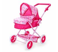 Milageto Carrello Giocattolo Bambini Passeggino Bambola Carrozzina Gioco Mini con Telaio Robusto E Cappottina in Tessuto Sedile, style to 2