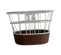 Milageto Cestino Anteriore per Bicicletta, Cestino portaoggetti per Bicicletta Facile da installare, Struttura Stabile e Durevole, Grande capacità, Accessori