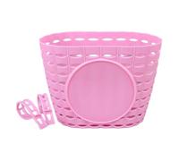 Milageto Cestino per Bicicletta per Bambini, Contenitore per Cestino portaoggetti per Manubrio, Staccabile, sostituisce la Borsa portaoggetti per Bambini Che, Rosa