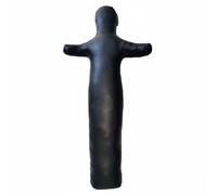 Milageto Children Training Dummy Bambino Manichino Allenamento Bambola Grappling Sacco Colpi in Pelle Pu Robusta per Sviluppo Potenza Precisione E Tempo Adatto, Nero, 120cm 10kg