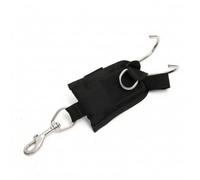 Milageto Cinghia con Gancio Resistente Cinghie di Fissaggio Professionali Accessorio per Subacquei, Nero