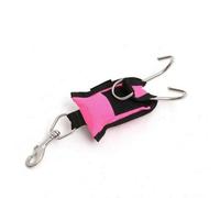 Milageto Cinghia con Gancio Resistente Cinghie di Fissaggio Professionali Accessorio per Subacquei, Rosa Fluorescente