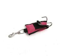 Milageto Cinghia con Gancio Resistente Cinghie di Fissaggio Professionali Accessorio per Subacquei, Rosa Rossa