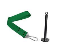 Milageto Cinghia per Allenamento di, per Presa a Mano, per Palestra Domestica, Perno di carico, Cinghia da Polso Resistente, per rafforzare, Verde