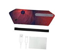 Milageto Cintura elettrica per donne e ragazze, cuscinetto riscaldante per la pancia morbido portatile a riscaldamento rapido, cintura di supporto lombare, Blu