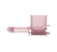 Milageto Ciotola tintura colorare colorante tintura pettine versatile barbiere negozi per capelli portatili da colorare pasta a rulli automatici applicante, Rosa