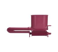 Milageto Ciotola tintura colorare colorante tintura pettine versatile barbiere negozi per capelli portatili da colorare pasta a rulli automatici applicante, Rosso
