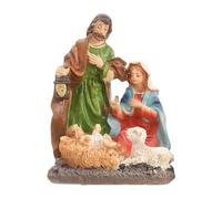 Milageto Collezione di Statuette della Natività di Natale, Sacra Famiglia, Decorazioni Fai da Te, Decorazioni per la Nascita di Gesù, per Ufficio e Interni