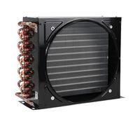 Milageto Condensatore per frigorifero senza Serpentina di raffreddamento per refrigerazione Compressori compatti Tubo di rame di raffreddamento, 41x33x16 Cm