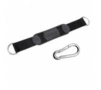Milageto Connettore da Appendere Antiscivolo | Rinforzata, Cinghia con Moschettone, Senza Foro, per Campeggio, 3,2 X 30 Cm
