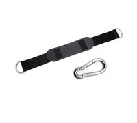 Milageto Connettore da Appendere Antiscivolo | Rinforzata, Cinghia con Moschettone, Senza Foro, per Campeggio, 2.5 X 34 Cm