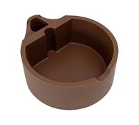 Milageto Contenitore per fondi di caffè con ventosa, cestino antiscivolo, accessori per la raccolta dei fondi di caffè espresso, ideale per ristoranti, hotel, Marrone