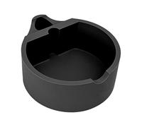 Milageto Contenitore per fondi di caffè con ventosa, cestino antiscivolo, accessori per la raccolta dei fondi di caffè espresso, ideale per ristoranti, hotel, Nero
