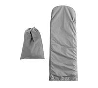 Milageto Copertura per Scala Pieghevole, Custodia Protettiva Impermeabile per Scala Domestica, Protezione per Parco, Fattoria, Giardino, Prato Interno, Grigio, 50x154x6.5 Cm