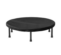 Milageto Copertura Trampolino Protettivo Resistente Copertura Impermeabile Elastico per Mini Trampolino Fitness Uso Esterno Adatta a Casa Palestra Giardino, 40 Pollici, Nero 210D