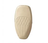 Milageto Coprisella per Imbottito | Design Trapuntato dinti, Coprisella in Pelle PU, Protettivo, Accessorio, per Città, Viaggi, Pendolari, Beige, XL