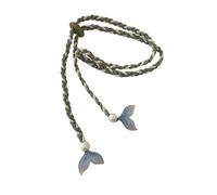 Milageto Corda per Maschera Subacquea, Cinghia per Avvolgimento Subacqueo, Cinghia Intrecciata Regolabile, Corda Intrecciata per Snorkeling, Avvolgicapelli, Verde