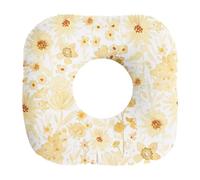Milageto Cuscino per Piercing all'orecchio, Protezione per Le Orecchie con Foro, Cuscino per Dormire di Lato per Divano, casa, Fiore