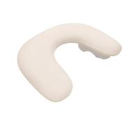 Milageto Cuscino poggiabraccio per unghie, supporto portatile per strumenti di bellezza, stazione da tavolo, supporto, cuscino per manicure per donne, manicure, Bianco