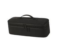 Milageto Custodia Asciugacapelli Borsa Porta Asciugacapelli Organizer Cosmetici Nylon Impermeabile Doppio Strato Adatta per Viaggio Casa Parrucchiere, Nero