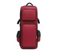 Milageto Custodia con Chiusura a Zip Pratico Borsa con Manico Facile da Trasportare Borsa Tracolla per Prove, Array, Rosso Vino