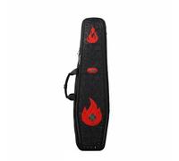 Milageto Custodia Stecca Biliardo Custodia Porta Stecca Borsa Porta Stecche Astuccio Biliardo in Pelle Ispessita con Protezione Antiurto E Design Gotico con, Nero