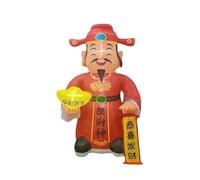 Milageto della ricchezza gonfiabile gonfiabile creativo con LED carino decorazione da giardino per Capodanno ornamento per la