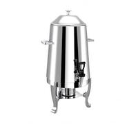 Milageto Distributore di Bevande con Rubinetto Vano Riscaldamento Durevole Dispenser di Bevande Isolato in Acciaio Inox Compatto per Ristoratori, Argento