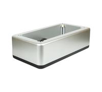 Milageto Distributore di Copriscarpe, Protegge Il Pavimento, Antiscivolo, Riutilizzabile, Monouso, per Supermercati, Laboratori, Case, Interni, Fabbriche, Argento