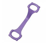 Milageto Elastico a Forma di 8 Alta Elasticità Fascia Elastica a 8 Maniglie Antiscivolo Banda Elastica per Stretching per Palestra, Viola