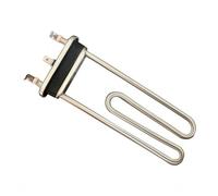 Milageto Elemento Riscaldante per Elettrodomestici Resistenza Modulo Termico Ricambio Doppio Tubo Curvo Compatto in Acciaio Inossidabile con Base Isolata, 1600W Lunghezza Totale 19.5