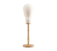 Milageto Espositore per cappelli con testa di manichino, base staccabile per copricapi e styling personale, accessori robusti, professionali e versatili, Altezza 59 Cm